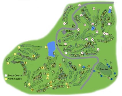 La Cala Golf Resort Score Card Course Map